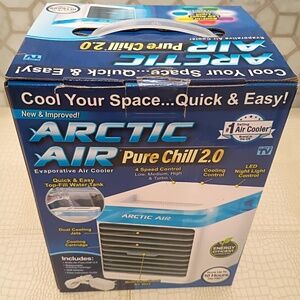 New Version Arctic Air Pure Chill 2.0 Evaporative Air Cooler Hydro-Chill Tech